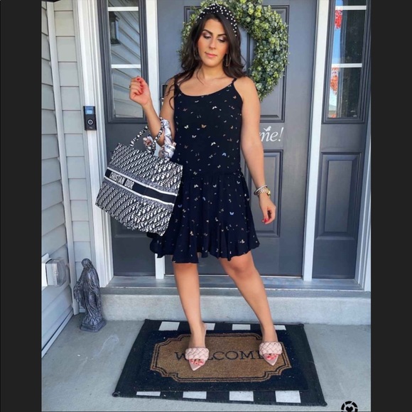 NWT Sleeveless Trapeze Swing Dress - Wild Fable™ Sienna Floral M - Picture 4 of 8